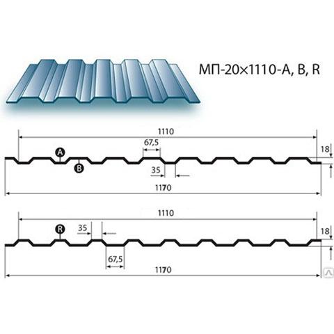 профнастил МП-20