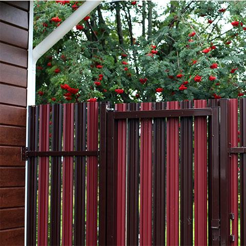 Штакетник односторонний