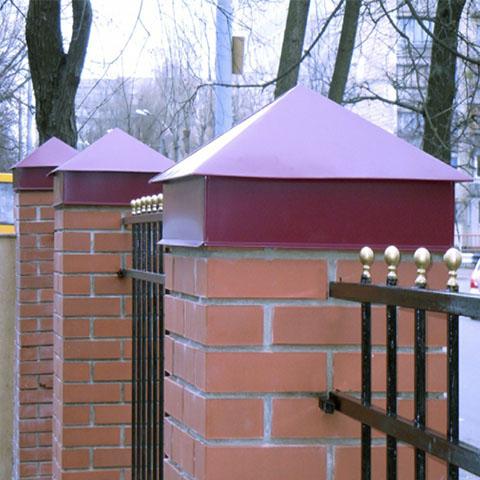 Колпаки на столбы